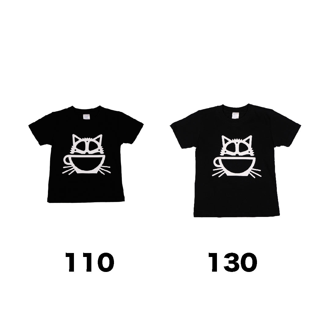 Kids Coffee Cat Tee
