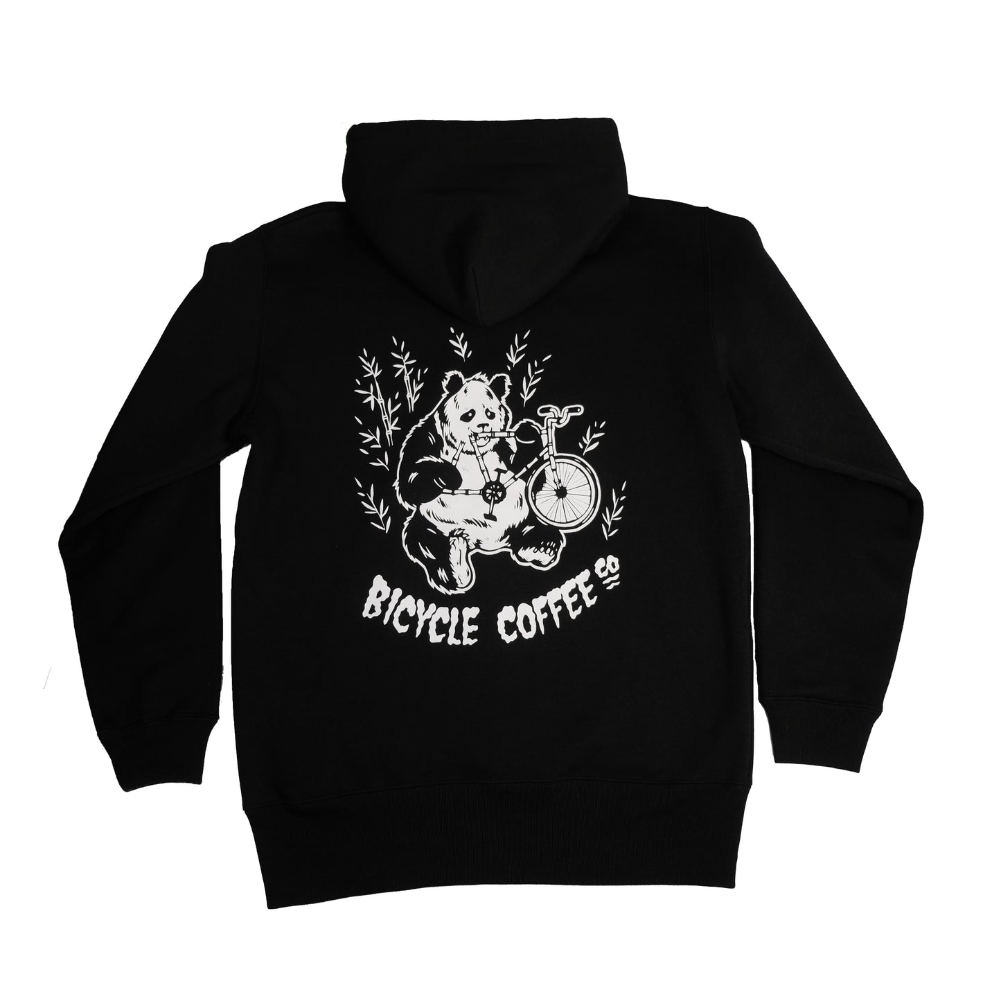Panda Eats Bike Hoodie