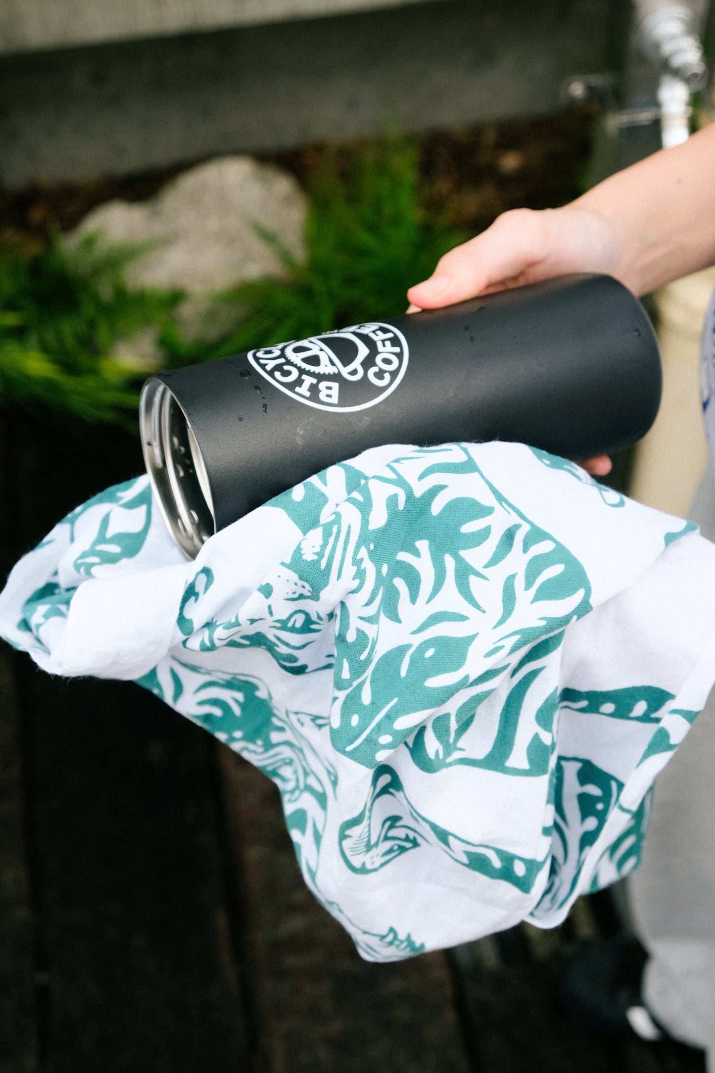 TENUGUI "Monstera Tiger"