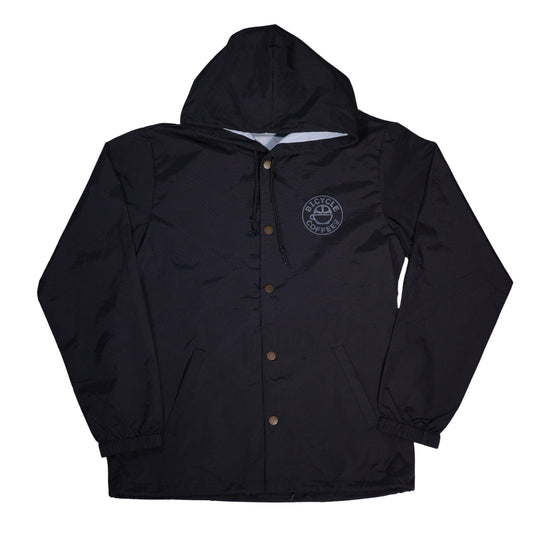 Leopard Hooded Coach Jacket