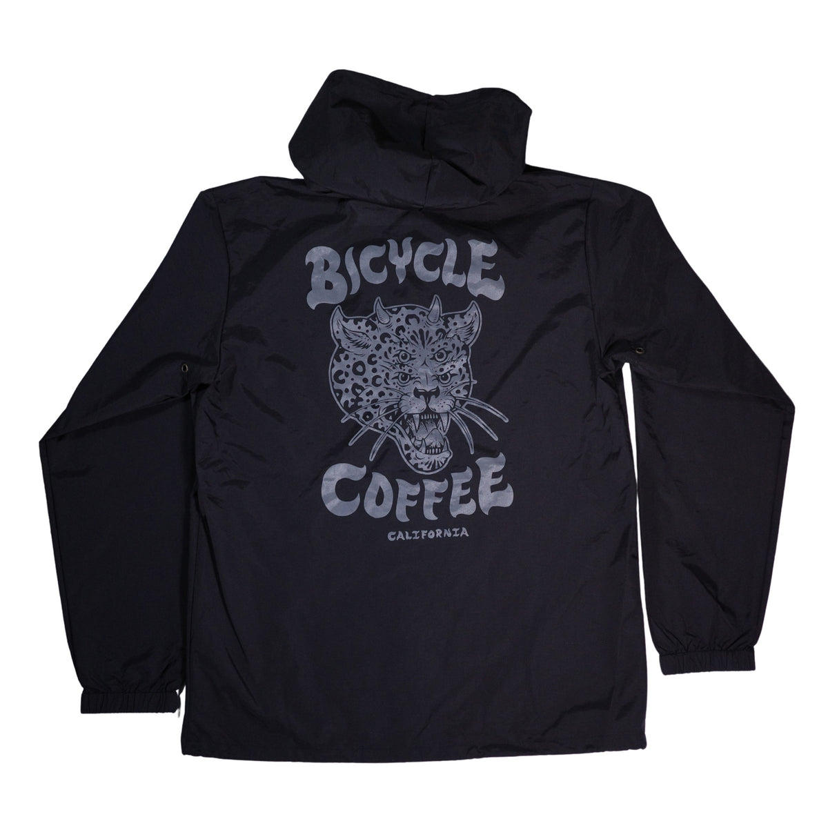 Leopard Hooded Coach Jacket
