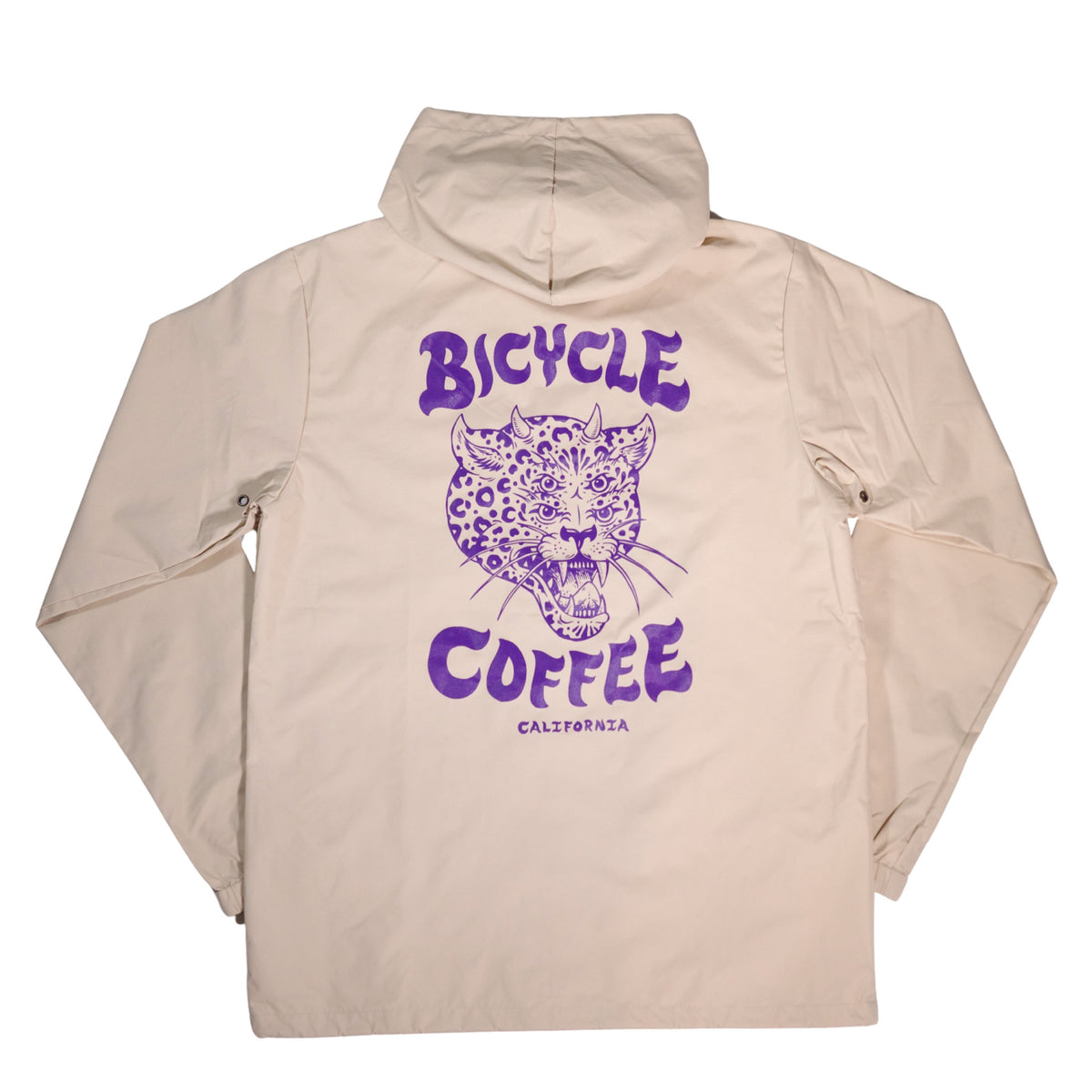 Leopard Hooded Coach Jacket