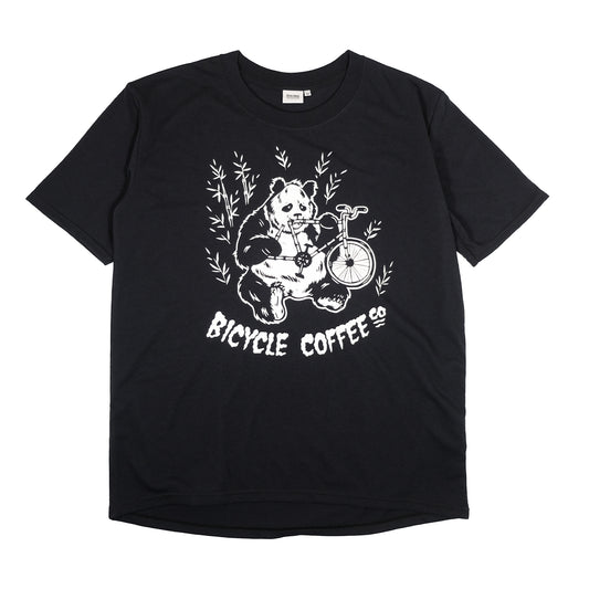 Panda Eats Bike T-Shirts BRING DRYCOTTONY